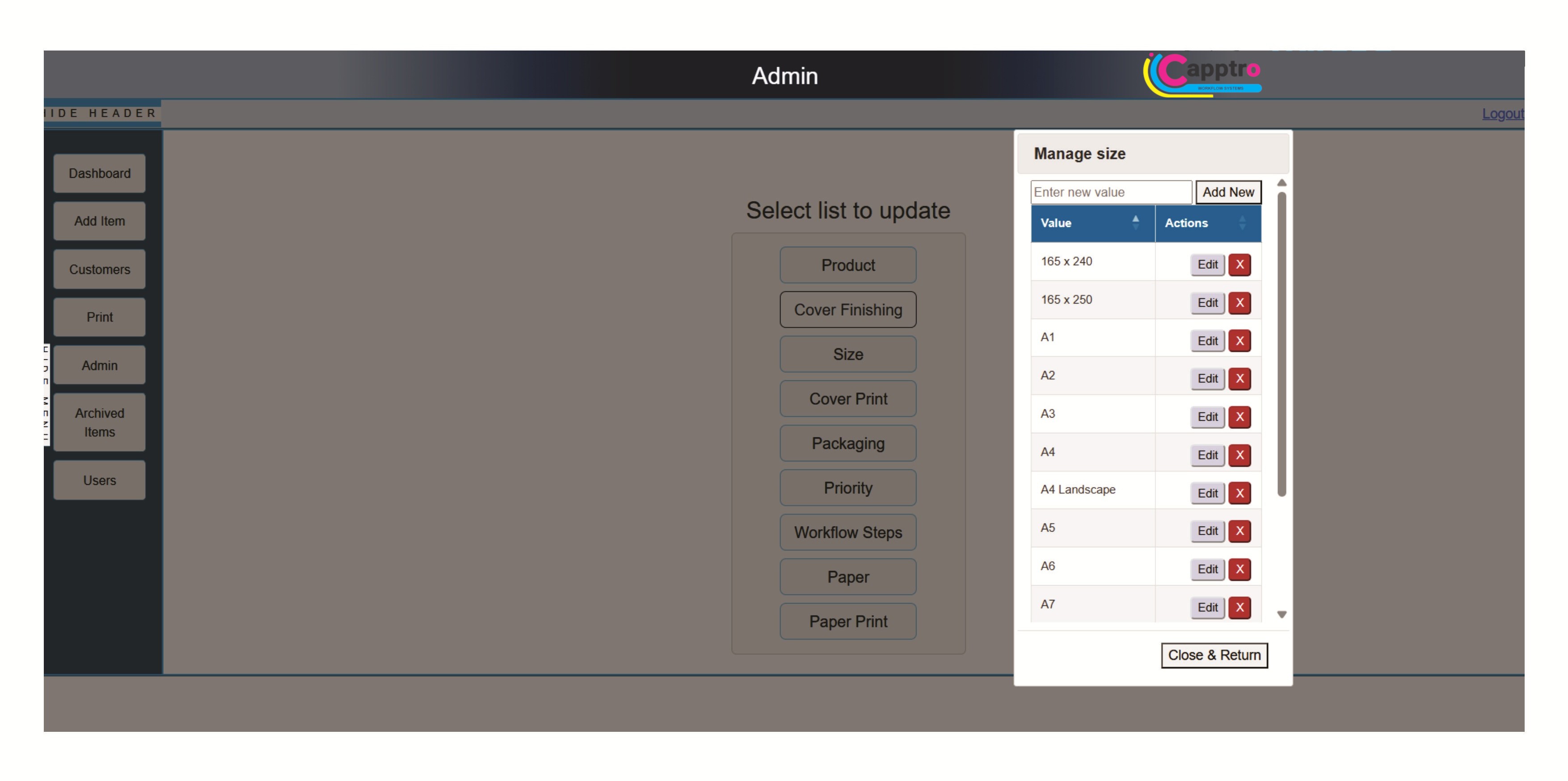 Customize dropdown options for your business
